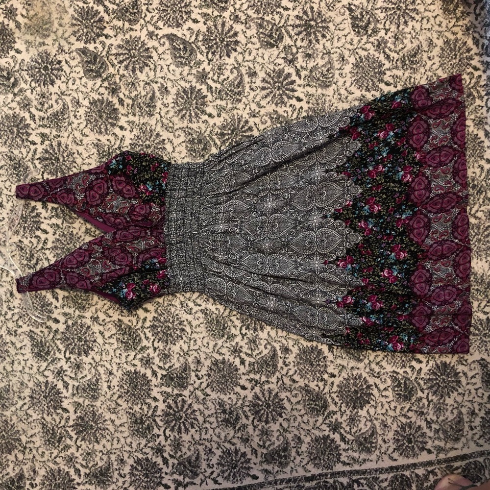 Printed flowy dress